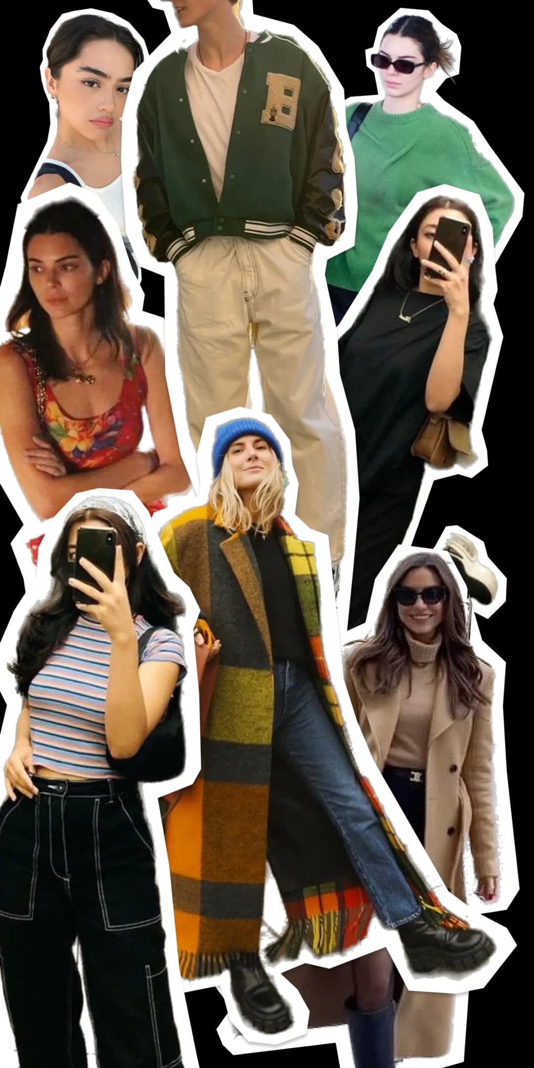 Random Outfit Fashion Collage
